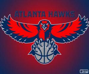 пазл Логотип Атланта Хокс, команда НБА. Юго-Восточный дивизион, Восточная конференция